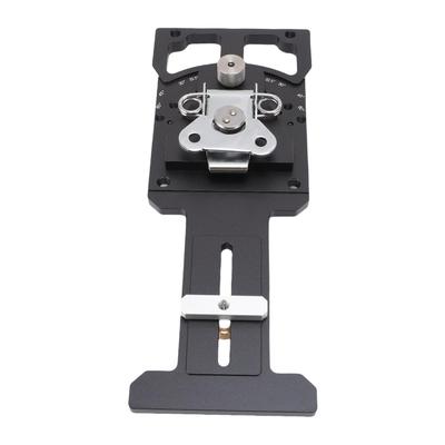 Adjustable Angle Track Saw Square Fit for Festool Aluminum Alloy Track Saw Guide Rail Square with Positive Angle Stop