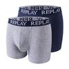 Replay Mens Melange Boxer Shorts (Pack of 2)