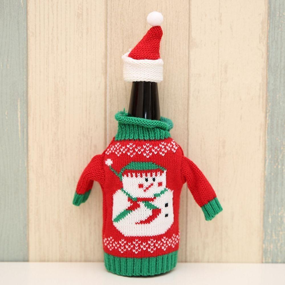 Decor New Year Decor Wine Bottle Cover Party Supplies Christmas Decorations Champagne Bottle  Cover