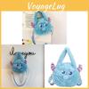 Sulley Soft Plush Round Purse With Zipper Closure And Phone Pocket For Daily Use