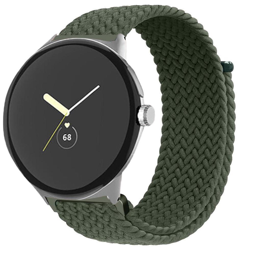Nylon Strap for Google Pixel Watch/Pixel Watch 2 Elastic Adjustable Band Wrist Bracelet Wristband Replacement Accessories for Pixel Watch