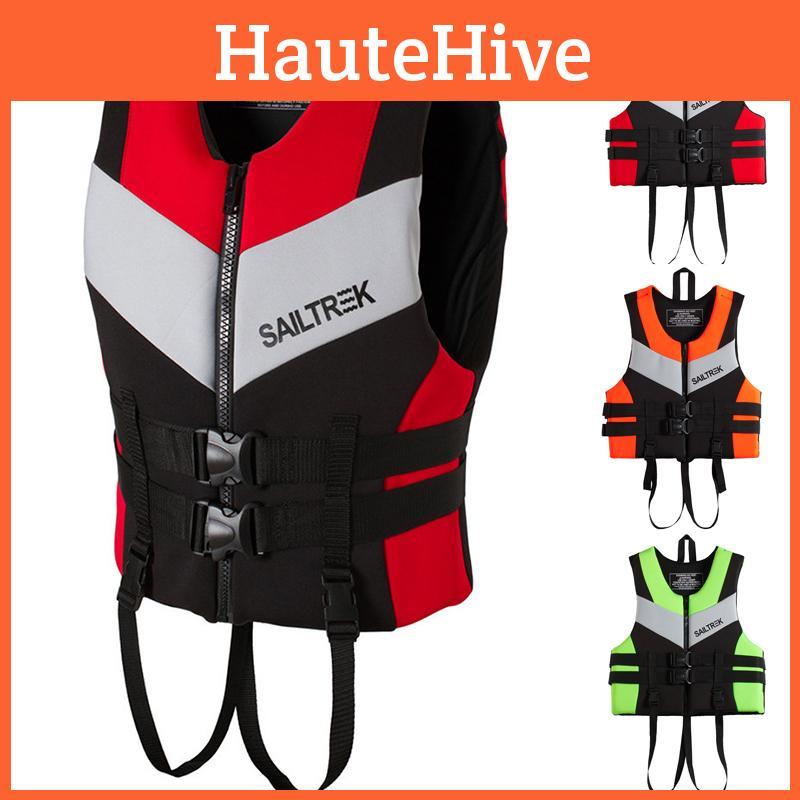 Nylon Adult Surf Marine Sailing Kayak Fly Fishing Drifting Boating Vest Life Jacket**