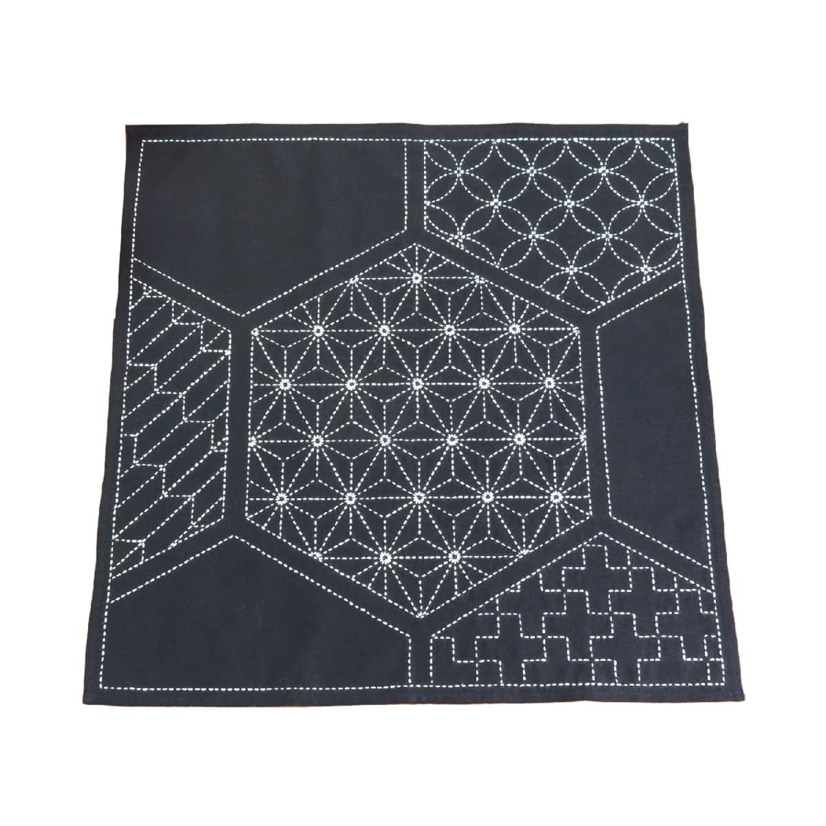 Olympus Sashiko Tortoiseshell SK313 Kit, Multi-purpose Cloth, Pattern, nero