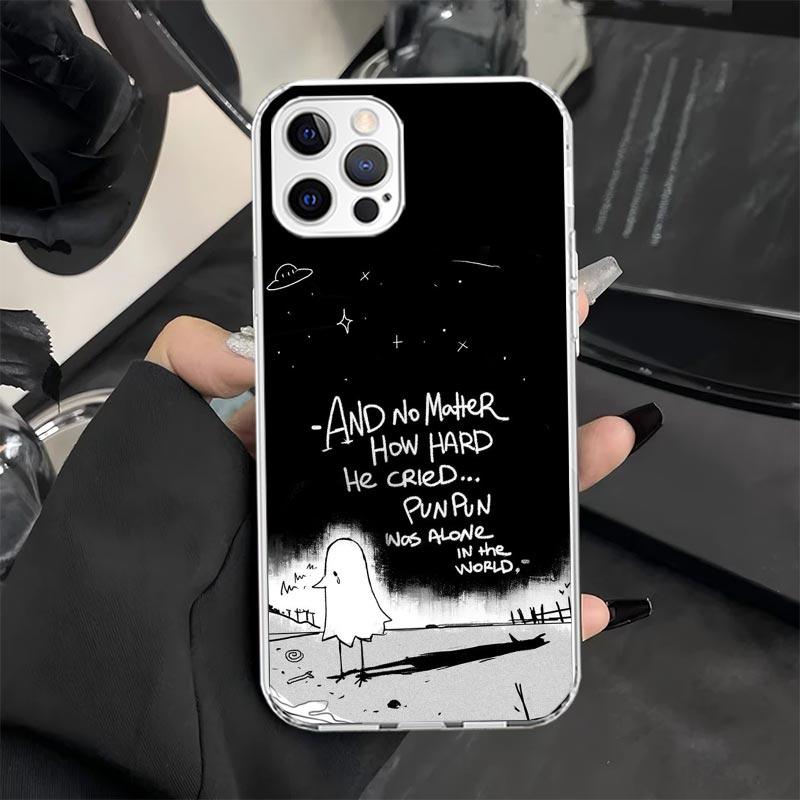 Oyasumi Punpun Phone Case for iPhone 11 12 13 Mini 14 15 Plus 16 Pro Max 17 Air 16E 7 8 SE 17ProMax Soft Fundas Cover 11 12 13 M