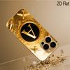 Letter A print Patterned tempered glass design for iPhone16 17 Pro Max 15 14 13 12 11 ProMax Phone Case Camera Cover Shockproof