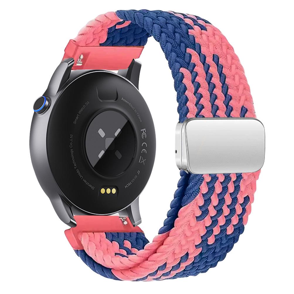 Universal Woven Nylon Magnetic Buckle Watch Band for Huawei/Samsung - 18mm, 20mm, 22mm