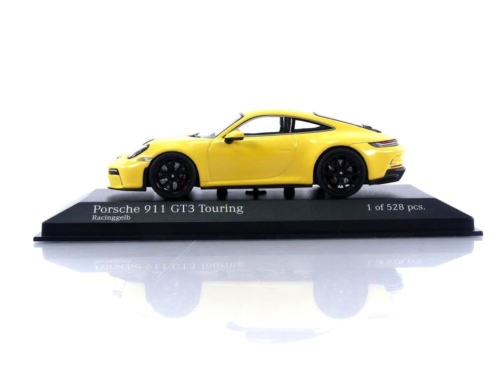 Minichamps Porsche 911 992 GT3 Touring 2021 Yellow MINICHAMPS 911 GT3 TOURING Limited to 528 Mini Cars 1/43