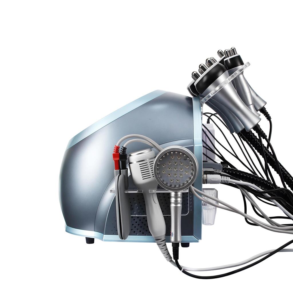 9-in-1 40kHz Cavitation 0.5MHz RF Laser 9 Heads LED Touchscreen Air Cooled 110V-220V AC Salon Body Contouring