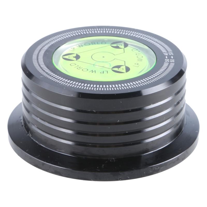 Audiophiles Grade Turntables Disc Stabilizers With Leveling Bubble, 60Hz Vibration Reduction For Vinyls Records