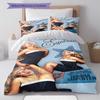 Sabrina Carpenter Pattern Bedding,Quilt Set Quilt Cover Pillowcase Home Birthday Gift(1 * duvet cover + 2 * pillowcase, without core)