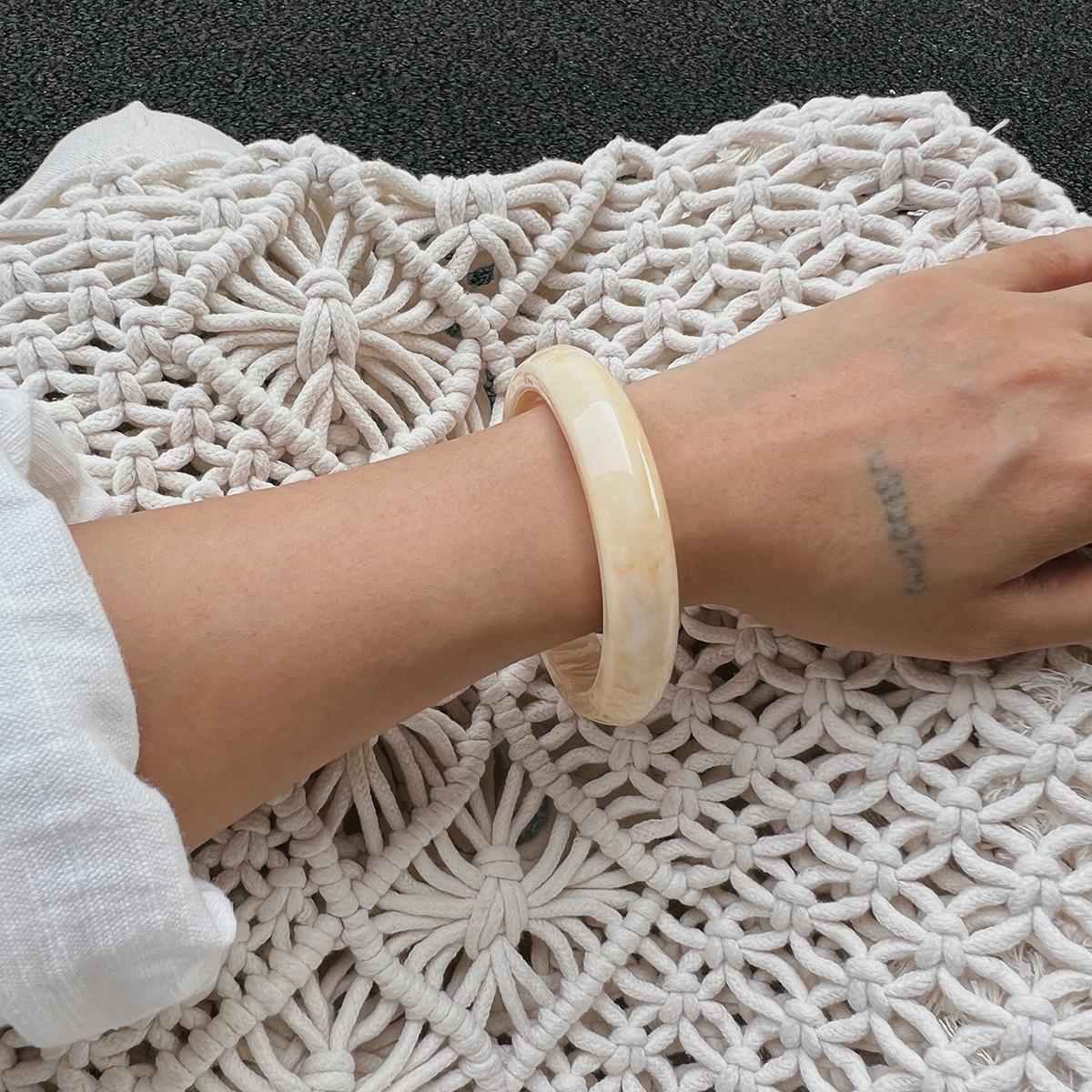 

Браслеты Y2K Бохо из прозрачной смолы и акрила для женщин 2025 Новая мода Геометрический нерегулярный браслет Эстетические украшения