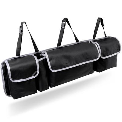 Bolsa de Armazenamento para Carro Porta-Malas Grande para Carro pode ser usada no banco traseiro ou para Armazenamento no Porta-Malas (Preto/4 Bolsos) Caixa, Capacidade, Dobrável, Bolsos, "Pode tronco"