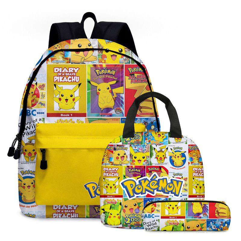 Sada batohu Pikachu s svačinovým boxem a penálem pro děti Dokonalá školní dárková sada