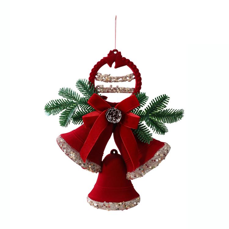 Christmas Flocking Decorations Window Hanging Accessories