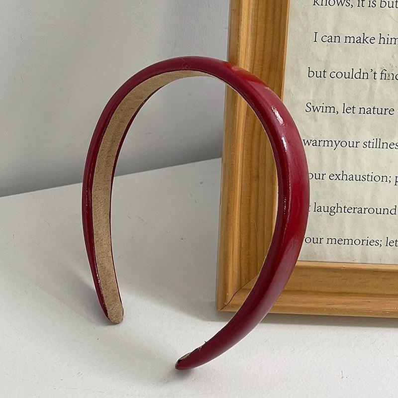 Year Red Headbands Women Wide Hairband Headwear Elasticity Hairbands Elegant Girl Hair Accessories Vintage Headwear