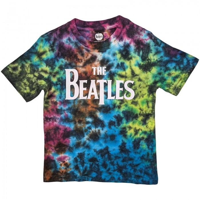 The Beatles Childrens/Kids Drop T Logo Dip Dye T-Shirt