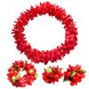 Cloth For Women Gift Hawaiian Style Wristband Garland Necklace Headband Performance Accessories