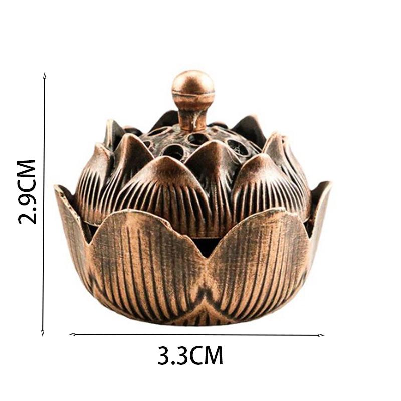 

1 шт. Креативная металлическая сорока, благоприятная курильница для благовоний, квадратная, вертикальная, лотос, для ароматерапии в помещении, домашние настольные аксессуары