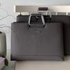 Tantin Taylor Men'S Leather Briefcase T11003 Grey / Large