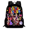 Kids Cartoon Backpack School Children 1-6 Grade Lightweight Ergonomic Oxford Fabric Bag With Printed Design