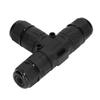 2 Stück T-Stück Abzweigdose Verbinder IP68 Wasserdicht 450V 16A 9?12mm 3-Wege-Kabelverbinder