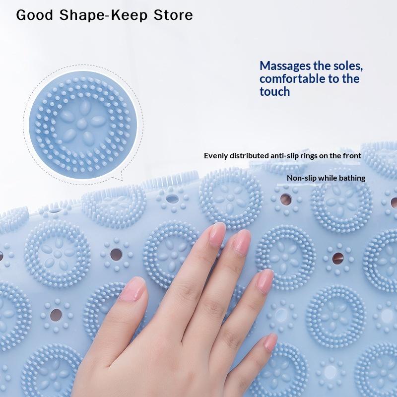 Anti-slip Bath Mat Rug Home Bathroom Carpet Household Non-slip Mat Bathroom Bath Massage Bathtub With Suction Cup Supplies