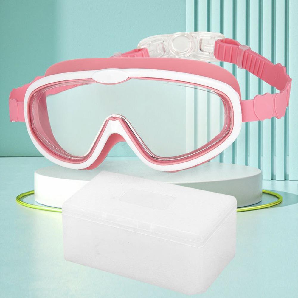 

Большие Очки для Дайвинга Широкий Обзор Очки Плавательные Очки Спортивная Экипировка для Открытого Воздуха Принадлежности для Плавания розовый