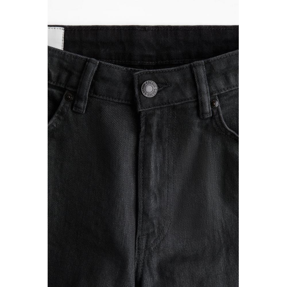 H M Regular Jeans Black