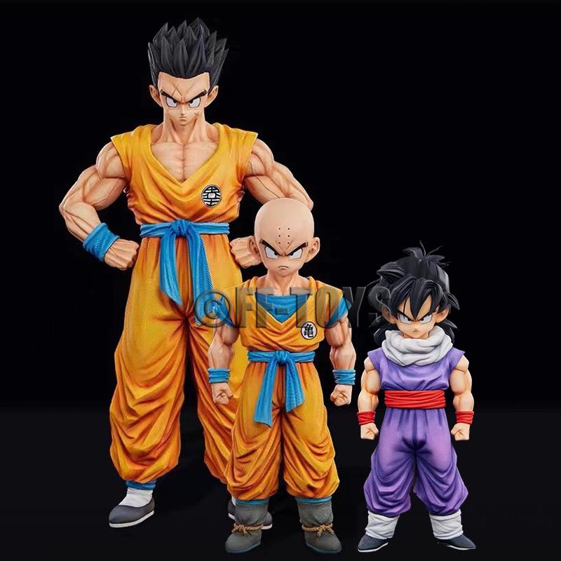 Anime Drogan Boll Kuririn Figure Yamcha Son Gohan Figurine Action Figures Pvc Statue Collectible Model Toys Gifts