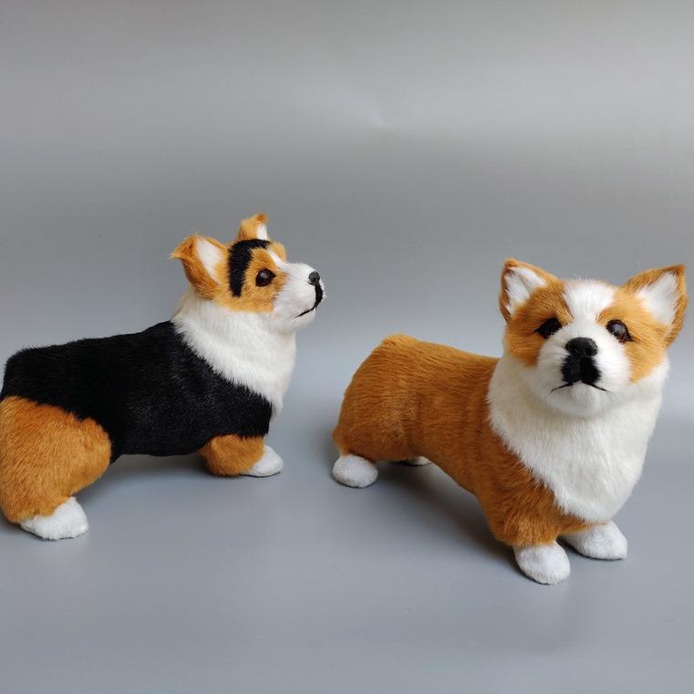 Simulated Animal Dog Simulated Dog Animal Famous Dog Simulated Corgi Dog Gift Desktop Crafts