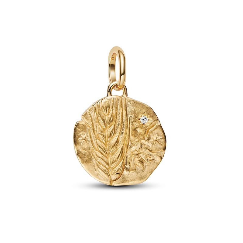 New 925 Silver Summer Coin Twelve Constellation Carving Hang Tag Charm Beads Suitable for Bracelets, Necklaces, Fashion Jewelry