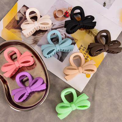 1pc Bow Hair Clip, High-end Back of the Head Hair Clip, Shark Clip, Hair Accessory for Temperament