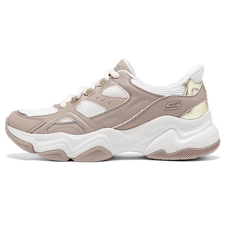 Skechers Slip-Ins Comfortable Versatile Sports Shoes Women Sneakers Brown 117686-TAN 35