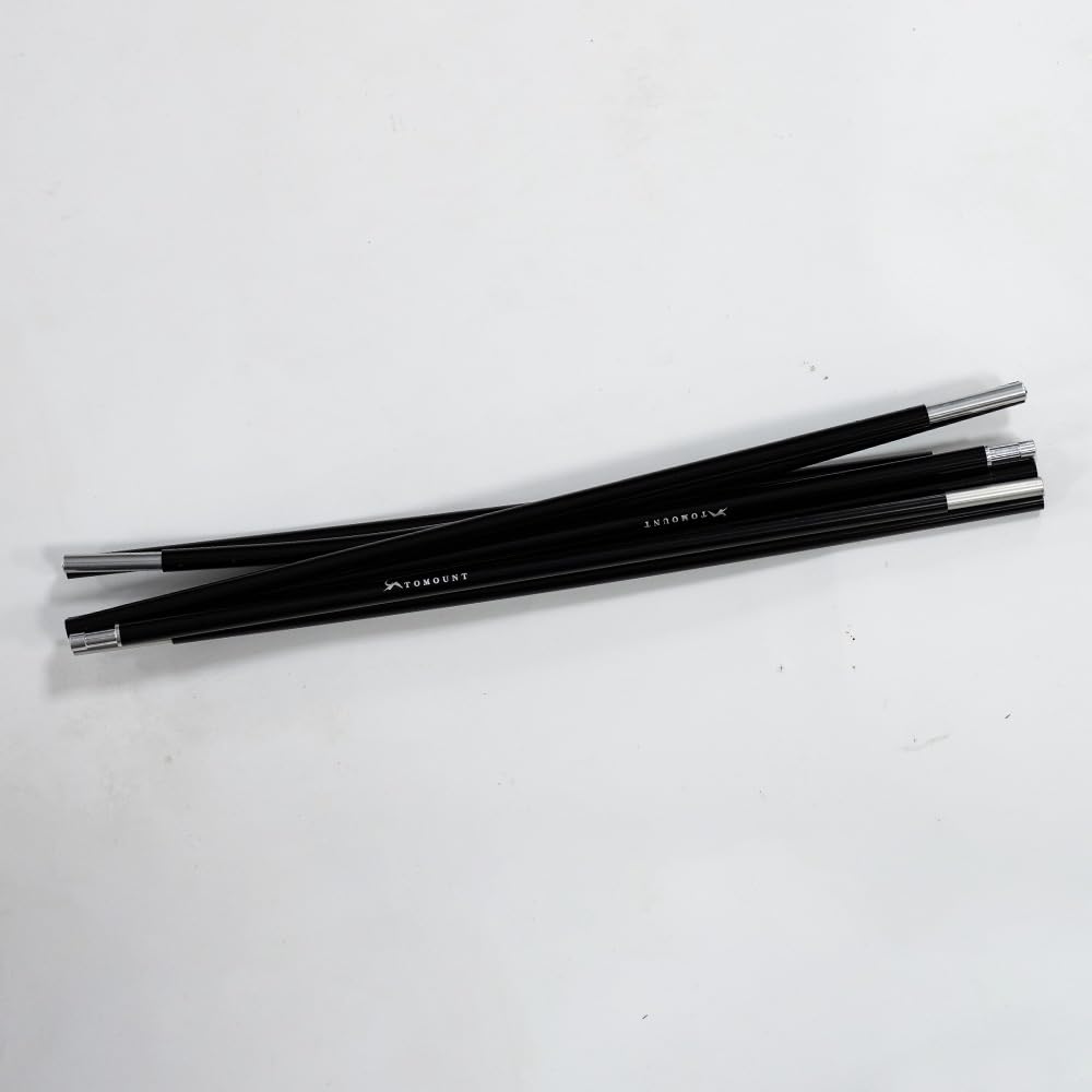 

TOMOUNT Tent Tarp Pole Set of 2 Camping Tent Pole чёрный