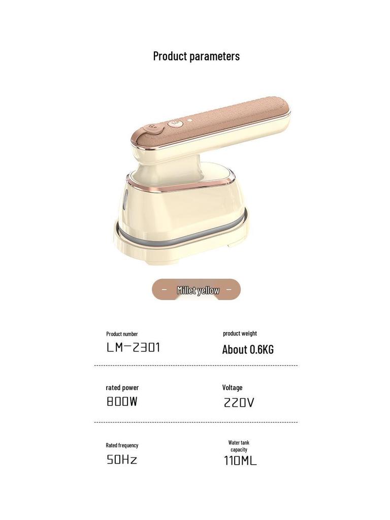 Portable Steam Garment Steamer and Ironing Device