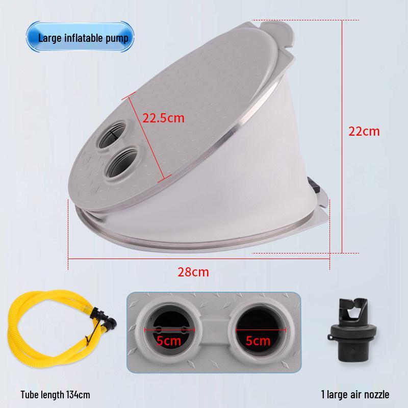 Inflatable Rubber Boat with Foot Pump for Fishing, Mattress, or Paddle Board