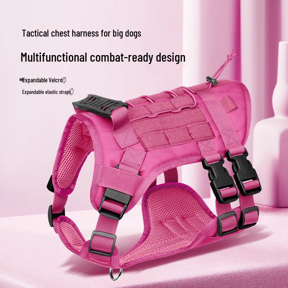 Tactical Waterproof Multi-functional Pet Harness with Leash
