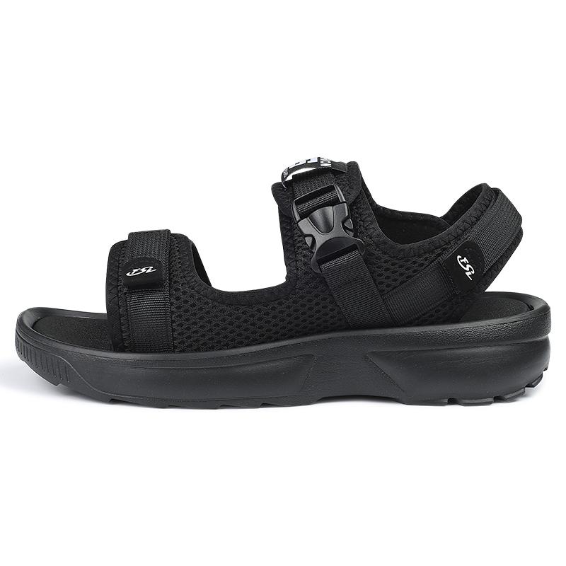 Non-Slip Men's Sandals for Summer New Wear-Resistant Breathable Simple Black-Soled Men's Business Beach Comfortable Roman Sandal