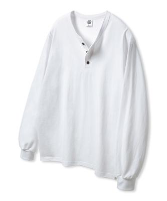 ALVINCLO 3-Knopf Henley-Kragen Unifarben Langarm T-Shirt Avt944 (3 Farben)