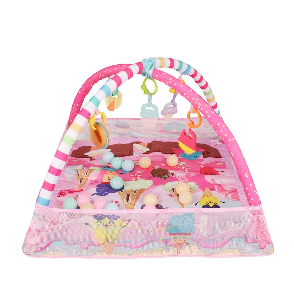 Mata edukacyjna dla niemowląt Kwadratowa Wzór Kreskówkowy Fabryka Cukierków Wielofunkcyjna Bezpieczny Plastik Składana