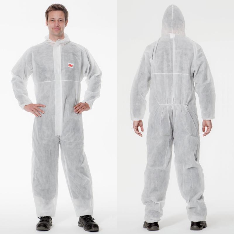 

3M 4515 Белый пылезащитный комбинезон с капюшоном для защиты в химической лаборатории и при распылении краски Double Extra Large