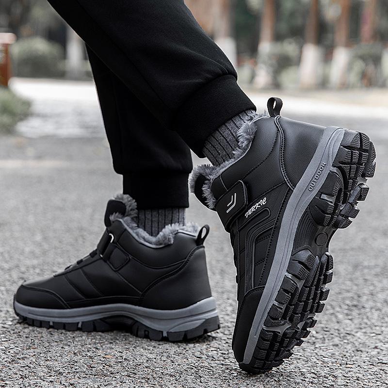 Winter Men Tactical Boot Military Desert Plush Hunting Warm Outdoor Anti-Slip Male Breathable Unisex Army Climbing Hiking Shoe