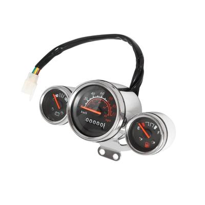 Strong Metal Housing Motorcycle Gauge Built In Backlight Waterproof Designs Instrument Cluster for Clear Visibility