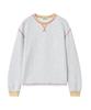 Piseuseupocheu Waffle Long Sleeve Tee (Melange Yellow)
