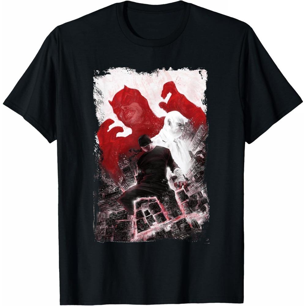 Marvel Daredevil Born Again Vintage TShirt Men Women Cotton Oversized Outdoor Casual All Season Fashion Streetwear Daily Tops L
