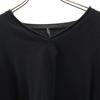 LIVIANA CONTI made in Italy Short sleeve V-neck slit Cut XS black Women Used