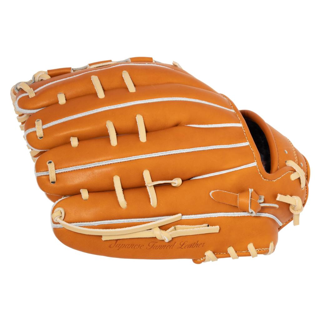 ZETT Neo Status E1 Type Soft Baseball Glove for Second and Gold Brown x Pastel Size 4 Shortstop, Right-Handed Throw, Brown, (BRG312630)