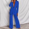AutumnWomen's Fashion Elegant Long Sleeves Suit Straight-Leg Trousers Suit Already In Stock