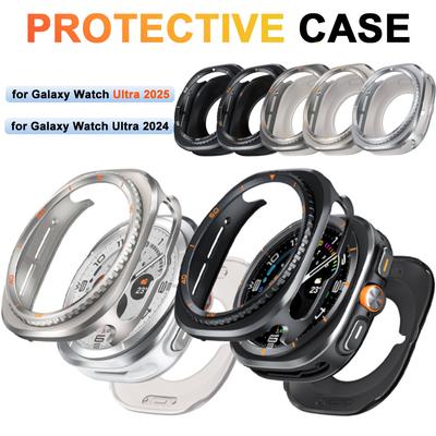 Metal Alloy Case for Samsung Galaxy Watch Ultra2 2025 Accessories Hard Frame Case Cover for Galaxy Watch Ultra 47mm Protector