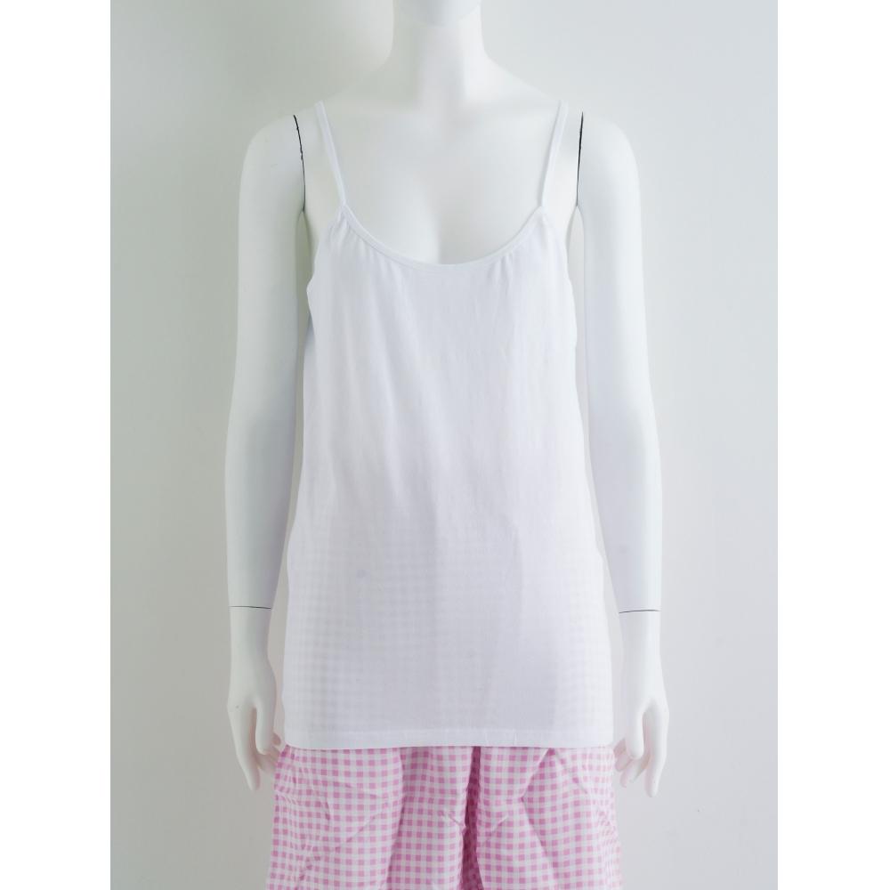 DaiSo Cotton WoMen S caMiSoLe M L 2 Pack White